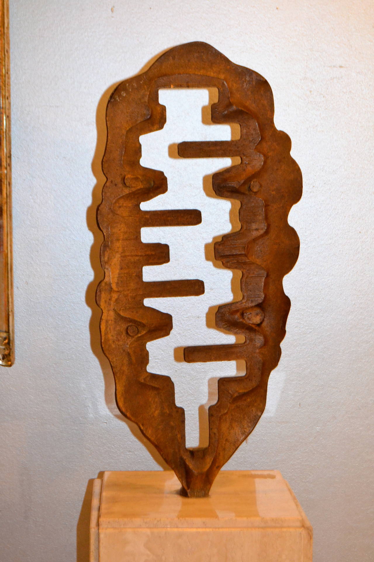 1970s Abstrac Iron Sculpture 1