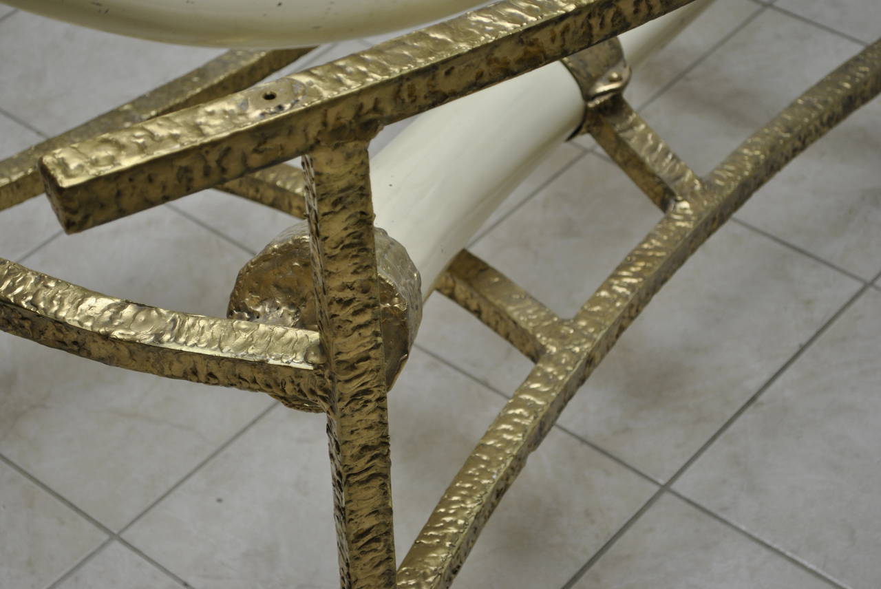Late 20th Century Resin Tusk Dining Table from the Henri Fernandez Private Collection