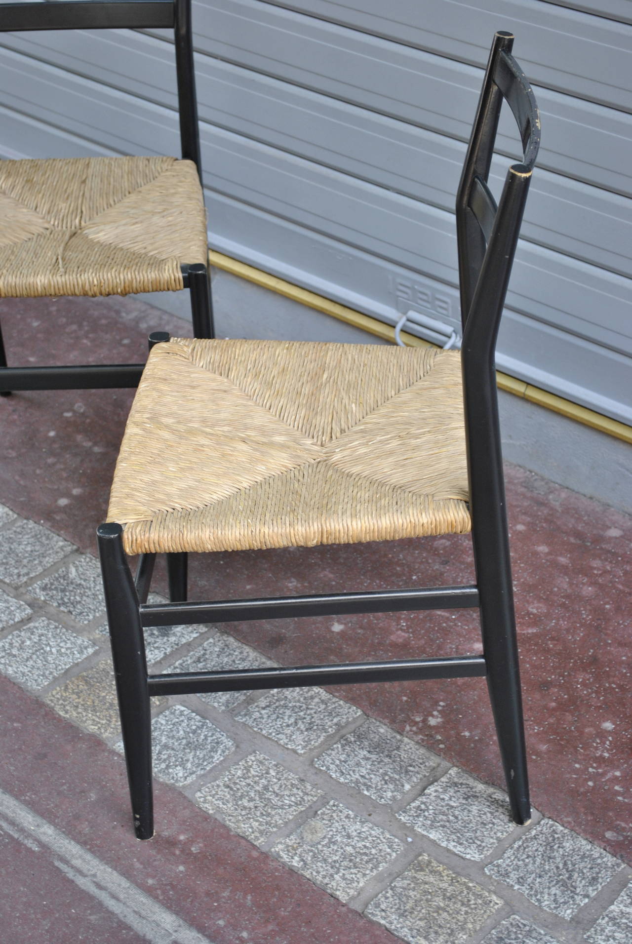 Iconic Pair of Leggera Chairs by Gio Ponti 2