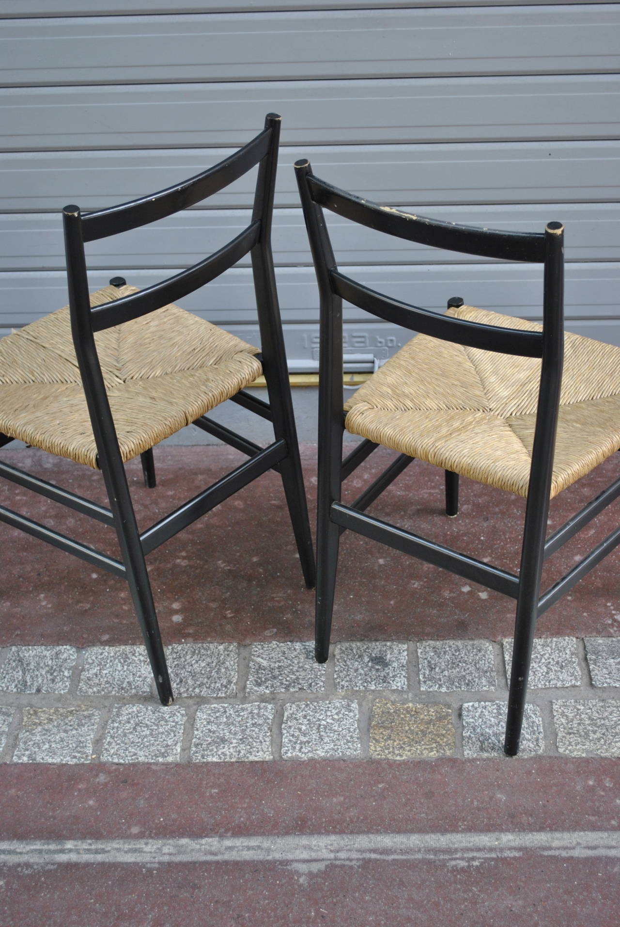 Iconic Pair of Leggera Chairs by Gio Ponti 3