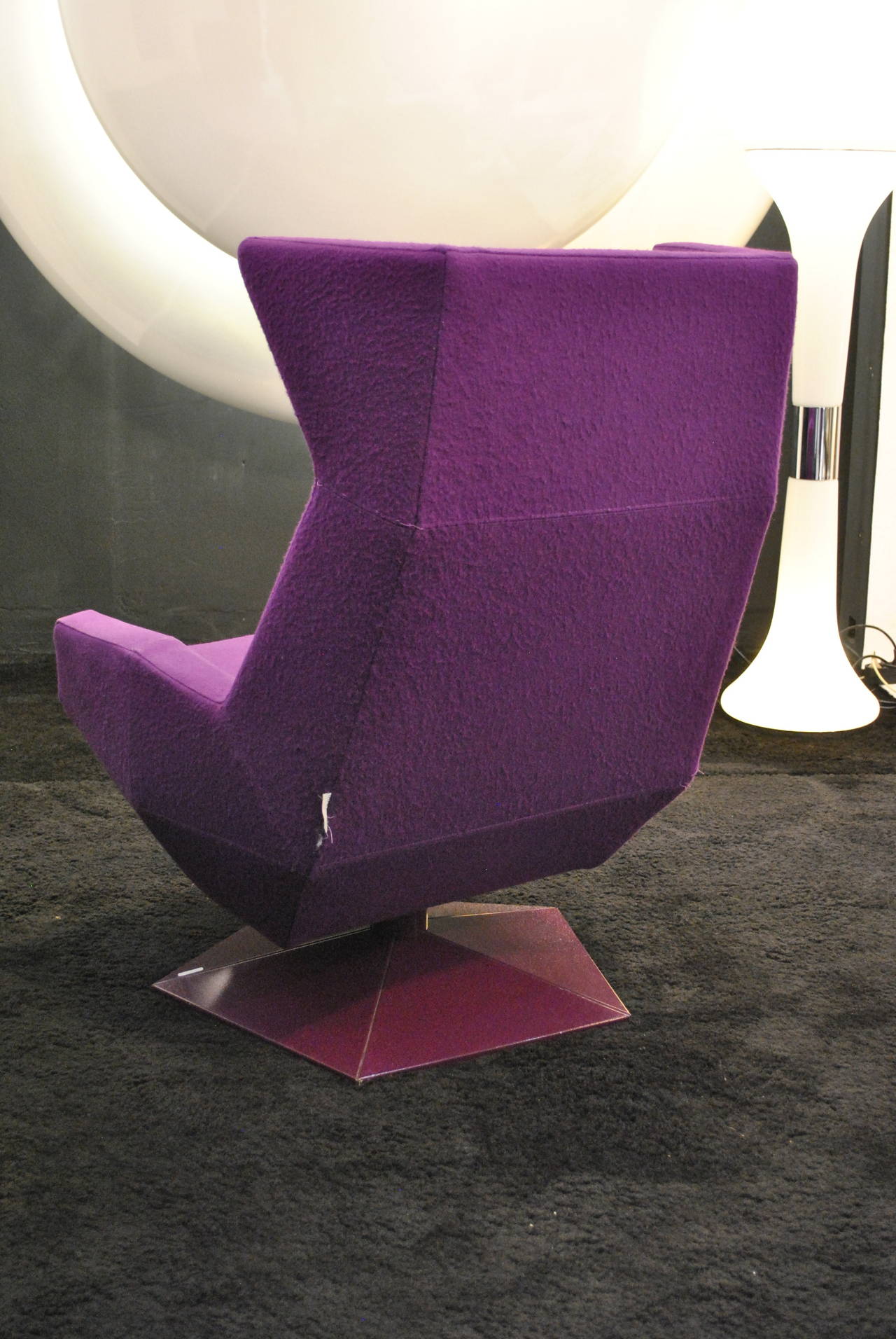 'Oru' Wingback Armchair and Ottoman by Ramon Esteve, 2010 4