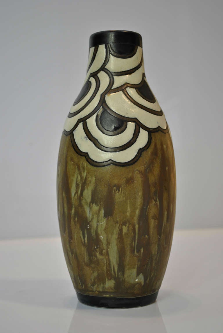 Grès Kéramis Boch Frères Vase by Charles Catteau