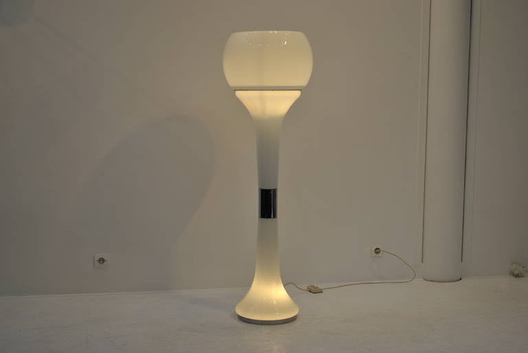 Murano Glass Mazzega Floor Lamp by Carlo Nason 1