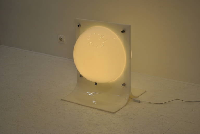 Mid-20th Century Rare Large Acrylic Lamp by Neal Small, circa 1968