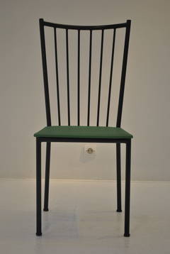Rare Set of Eight Dining Chairs by Colette Gueden for Primavera, 1950s