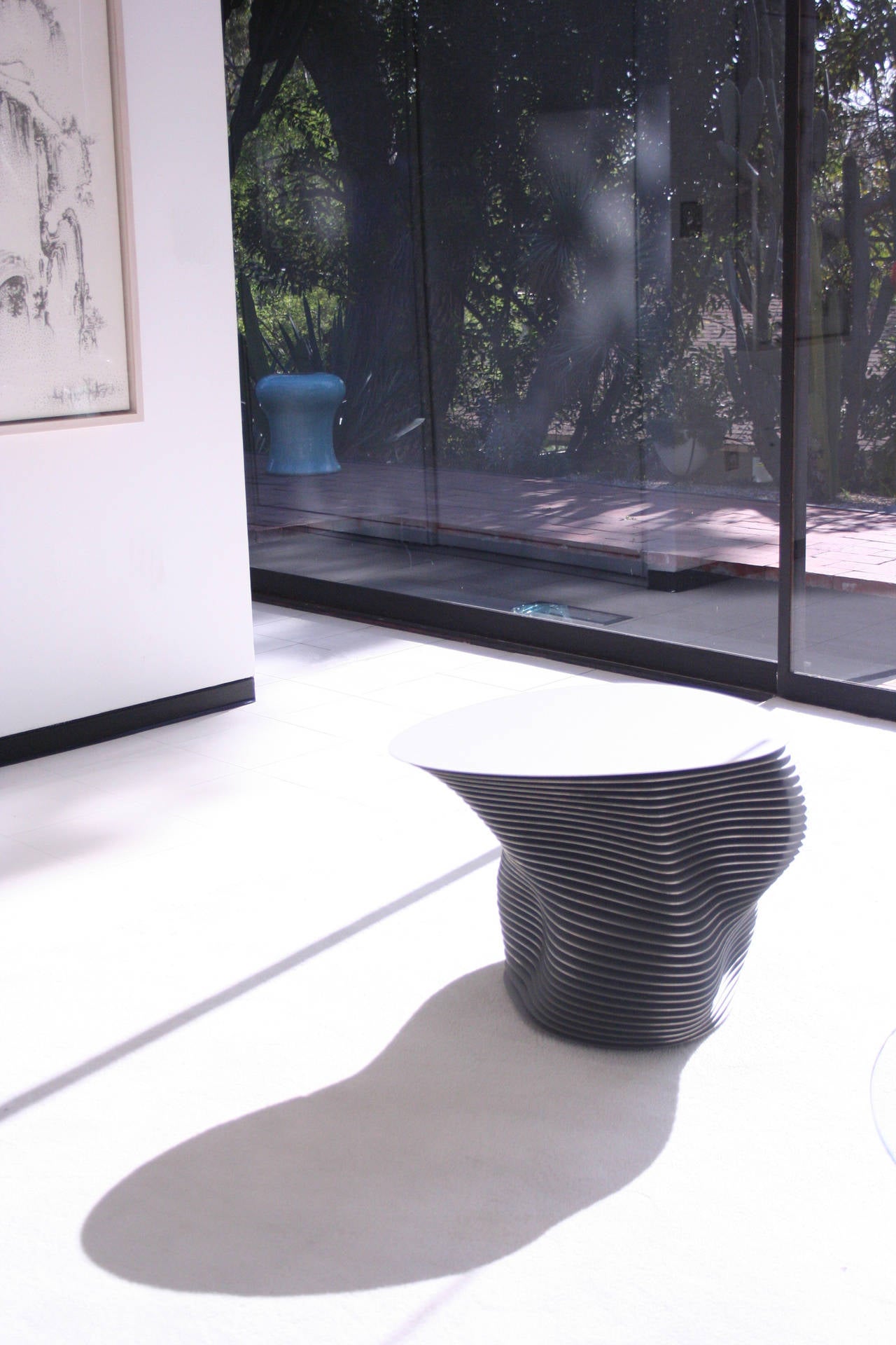Luxsteel Stool from Phenomena by Kim Sang Hoon, 2013 In Excellent Condition For Sale In West Hollywood, CA