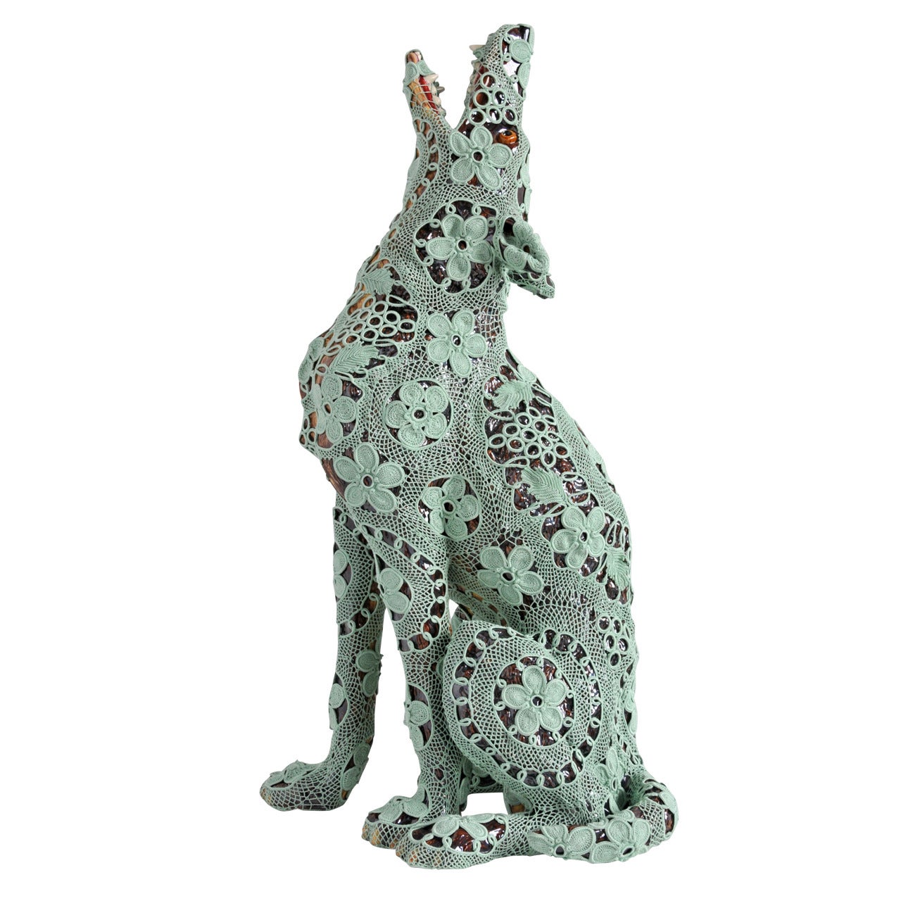 "Capote" Sculpture in Azores Crocheted Lace, 2014 For Sale