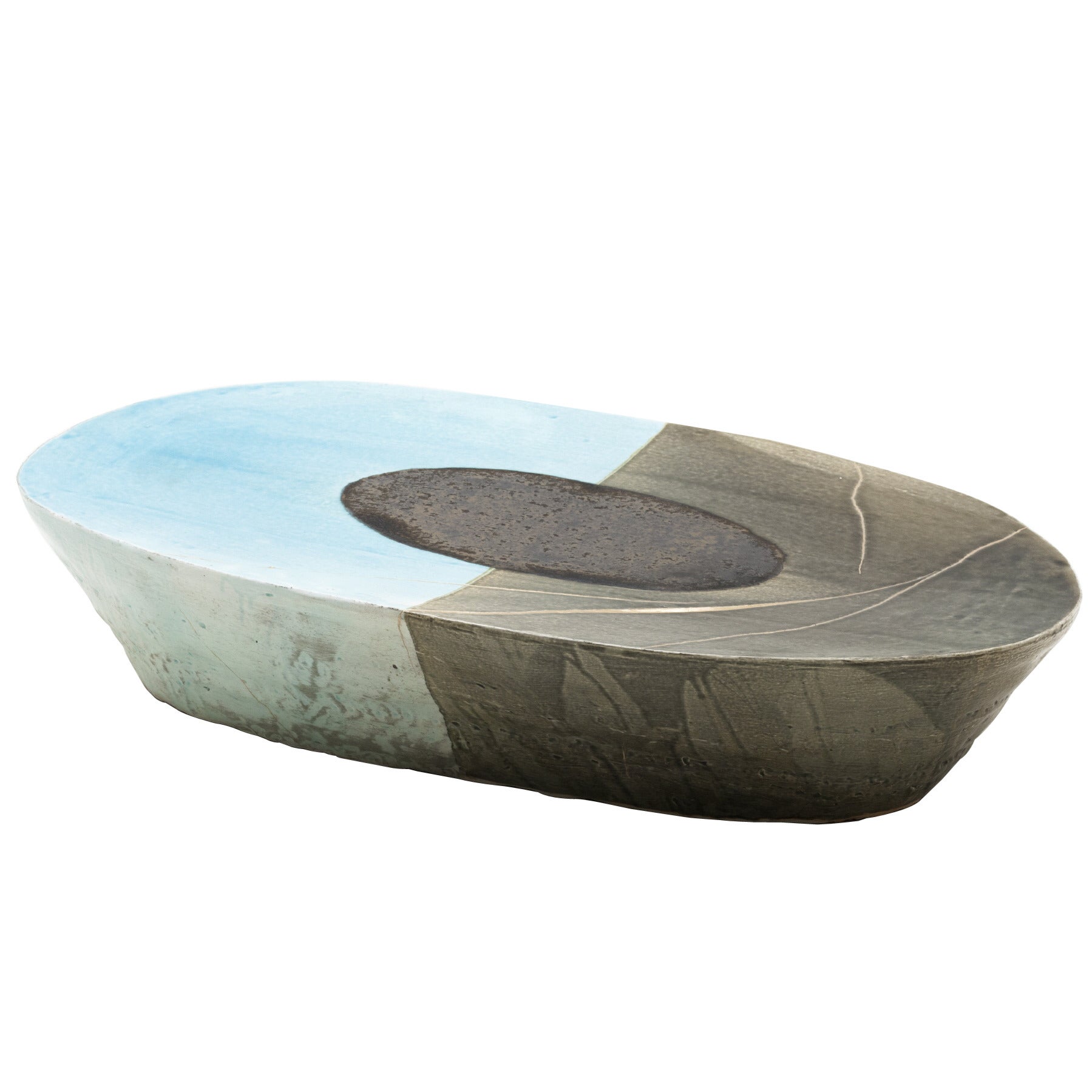 Indoor or Outdoor Ceramic Table by Lee Hun Chung, 2014 For Sale