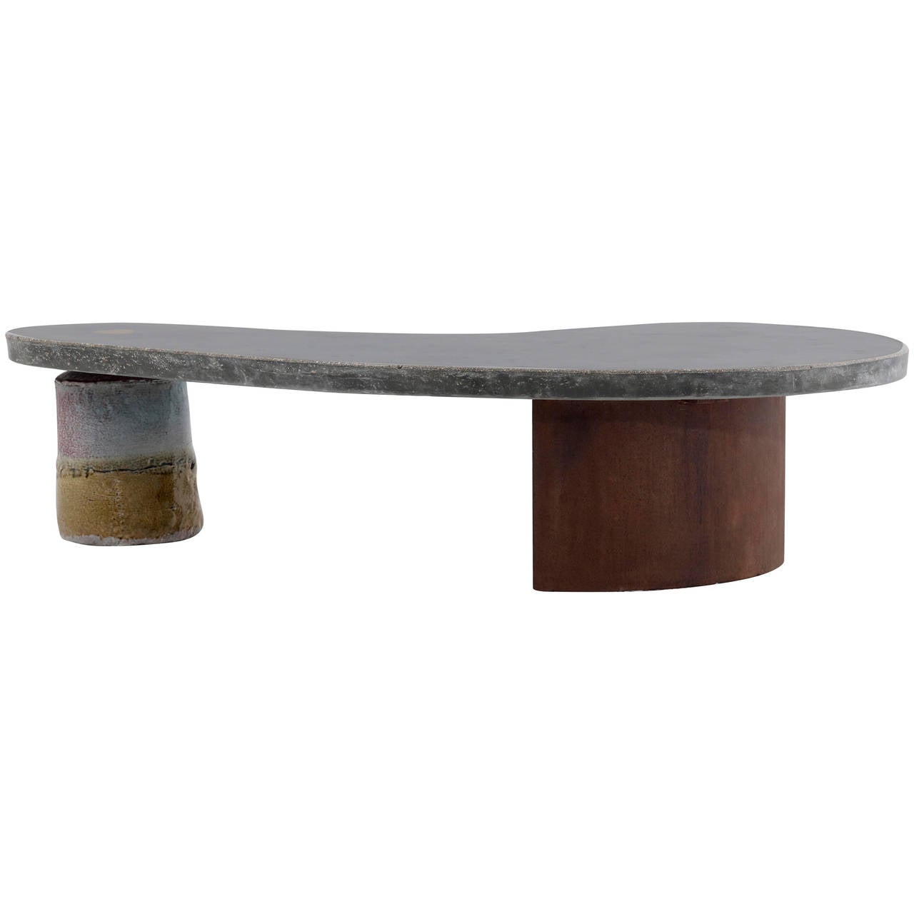 Organic Lined Concrete Bench by Lee Hun Chung, 2012 For Sale
