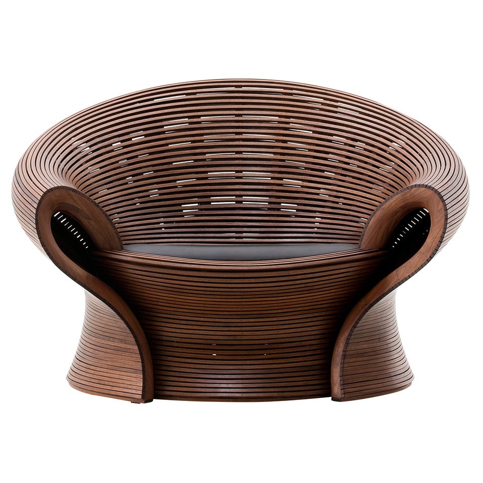 "Steam 23" Walnut Steam bent Chair by Bae Se Hwa, 2013 Edition 2/6 + 2AP For Sale