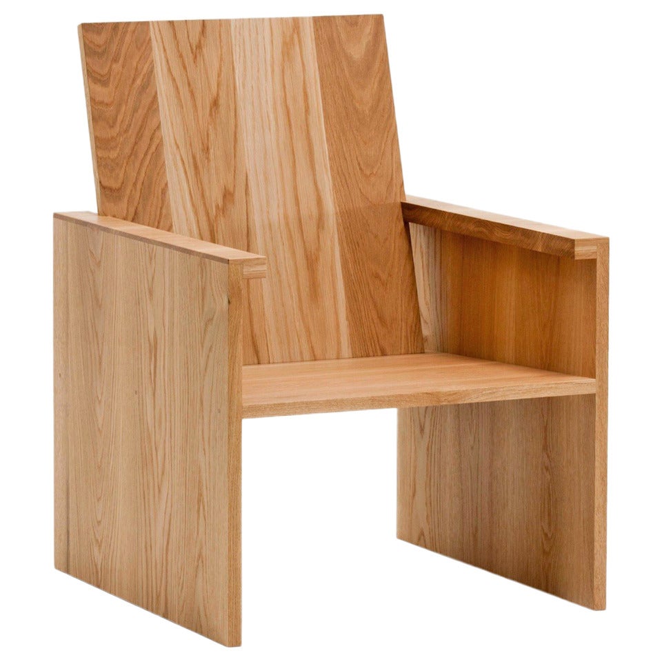 "Tranquil A, B" White Oak Chairs by Bahk Jong Sun, 2012 For Sale