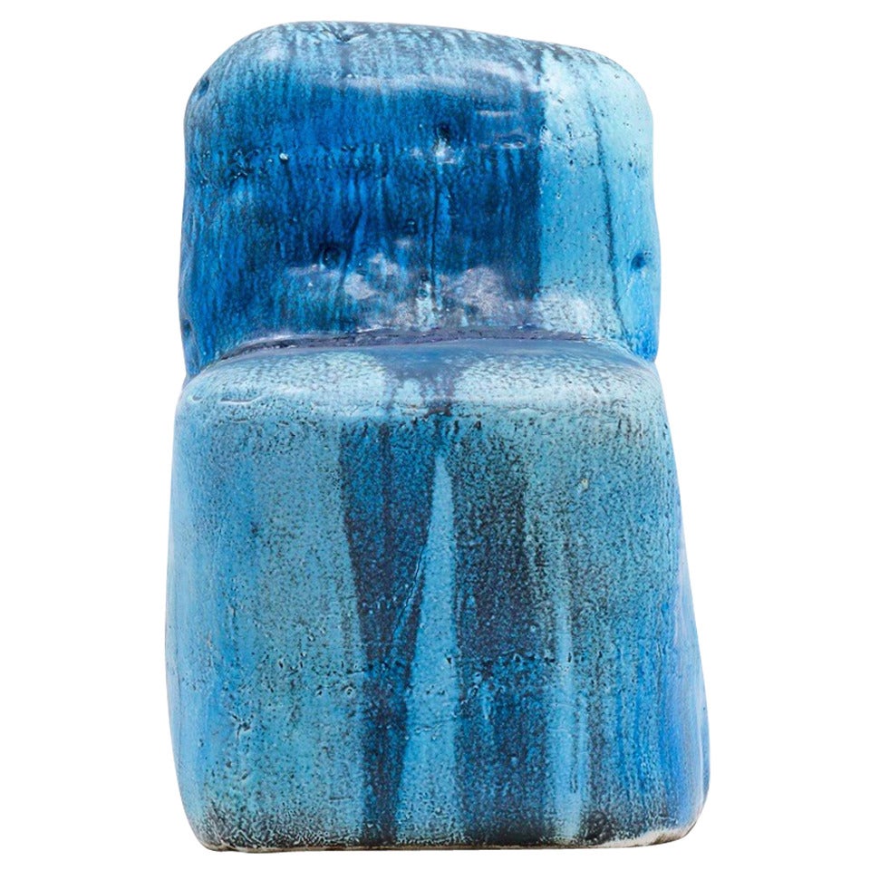 Unique Indoor/Outdoor Glazed Ceramic Chair by Lee Hun Chung, 2011 For