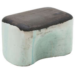 Unique Ceramic Indoor or Outdoor Stool by Lee Hun Chung, 2014