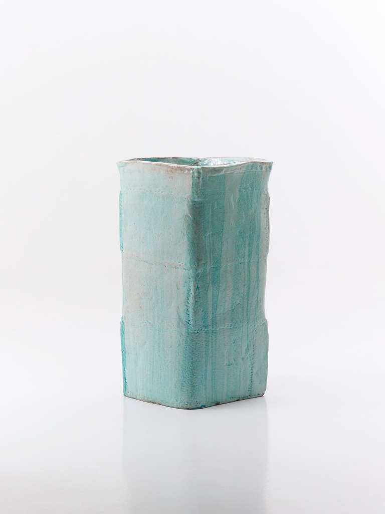 M-1, Glazed ceramic in traditional grayish blue powdered celadon.

Founded in the 1980's in Korea Gallery Seomi is based out of Pierre Koenig’s iconic Case Study House #21 in the Hollywood Hills of Los Angeles. Gallery Seomi goes beyond the realms