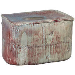 Unique Purple Gray Ceramic Indoor/Outdoor Stool by Lee Hun Chung, 2010