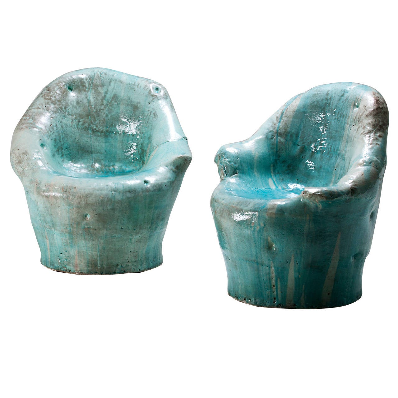 Unique Ceramic Indoor/Outdoor Chairs by Lee Hun Chung, 2013 For Sale at