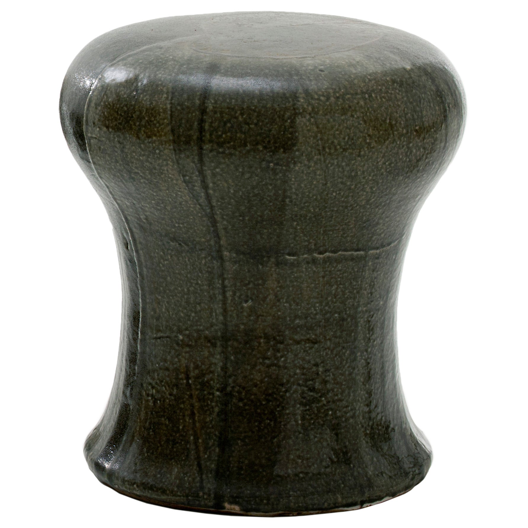 Mugwort Mushroom Stool with One Bronze Spot by Lee Hun Chung, 2012 For Sale