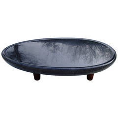 Indoor or Outdoor Black Granite Table by Choi Byung Hoon