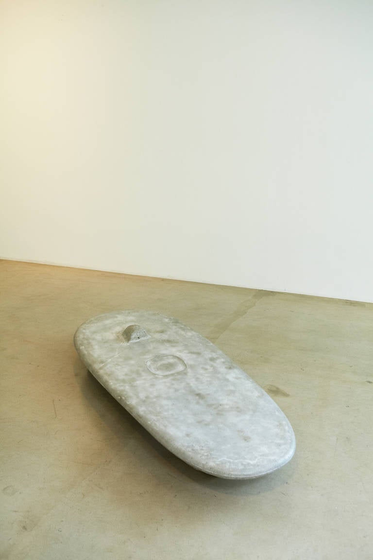 Unique Concrete Surfing Board Table or Bench by Lee Hun Chung, 2009 In Excellent Condition For Sale In West Hollywood, CA