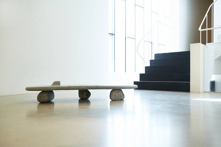 Unique Concrete Surfing Board Table or Bench by Lee Hun Chung, 2009 For Sale 1