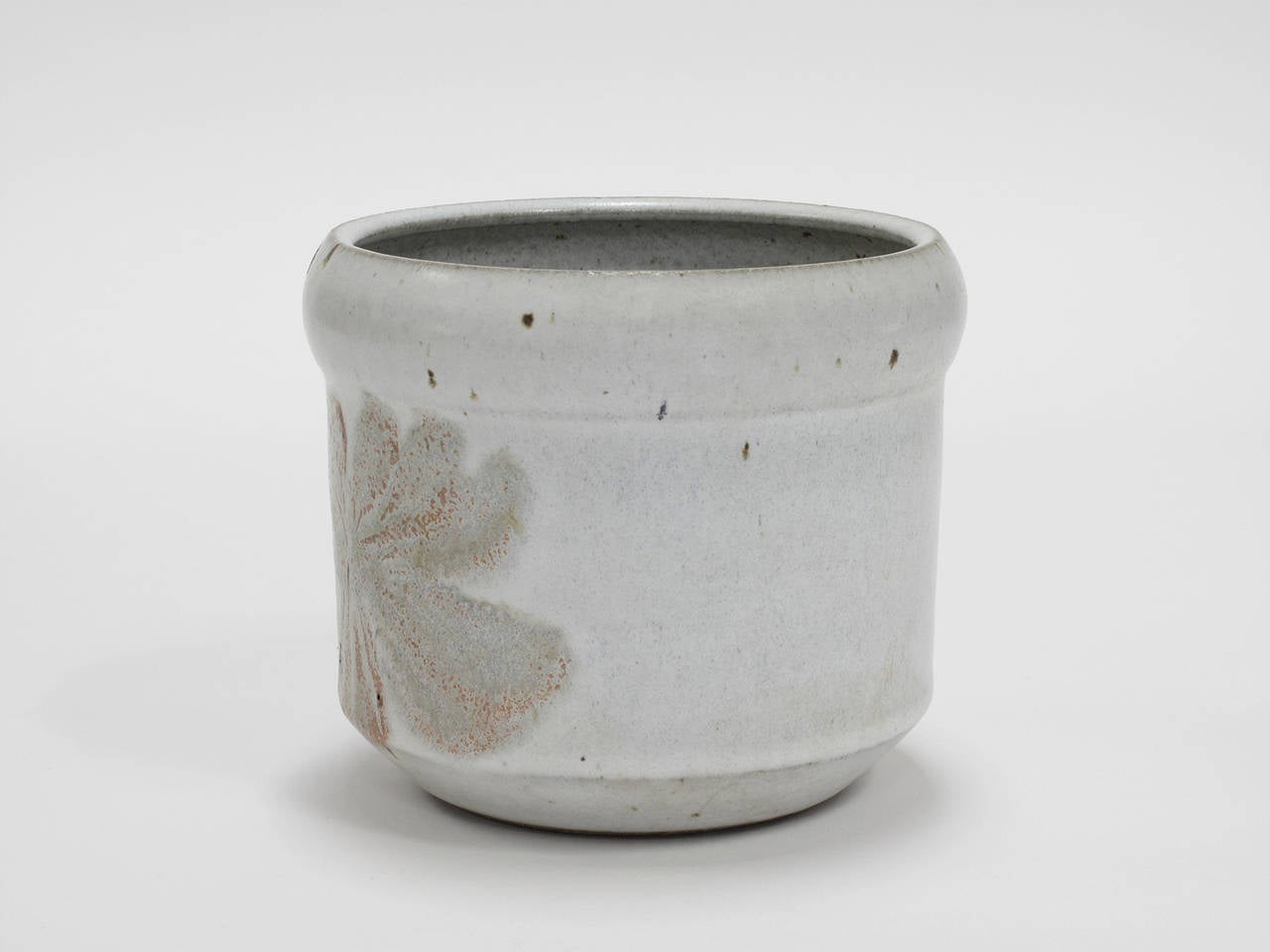 Mid-Century Modern David Cressey and Robert Maxwell Glazed Ceramic Flower Pot, Earthgender, 1970s For Sale