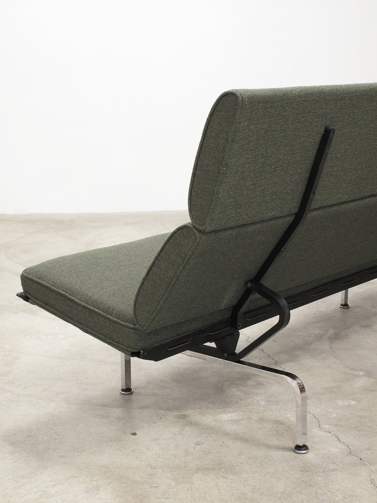 Enameled Sofa Compact by Charles and Ray Eames, 1960s For Sale