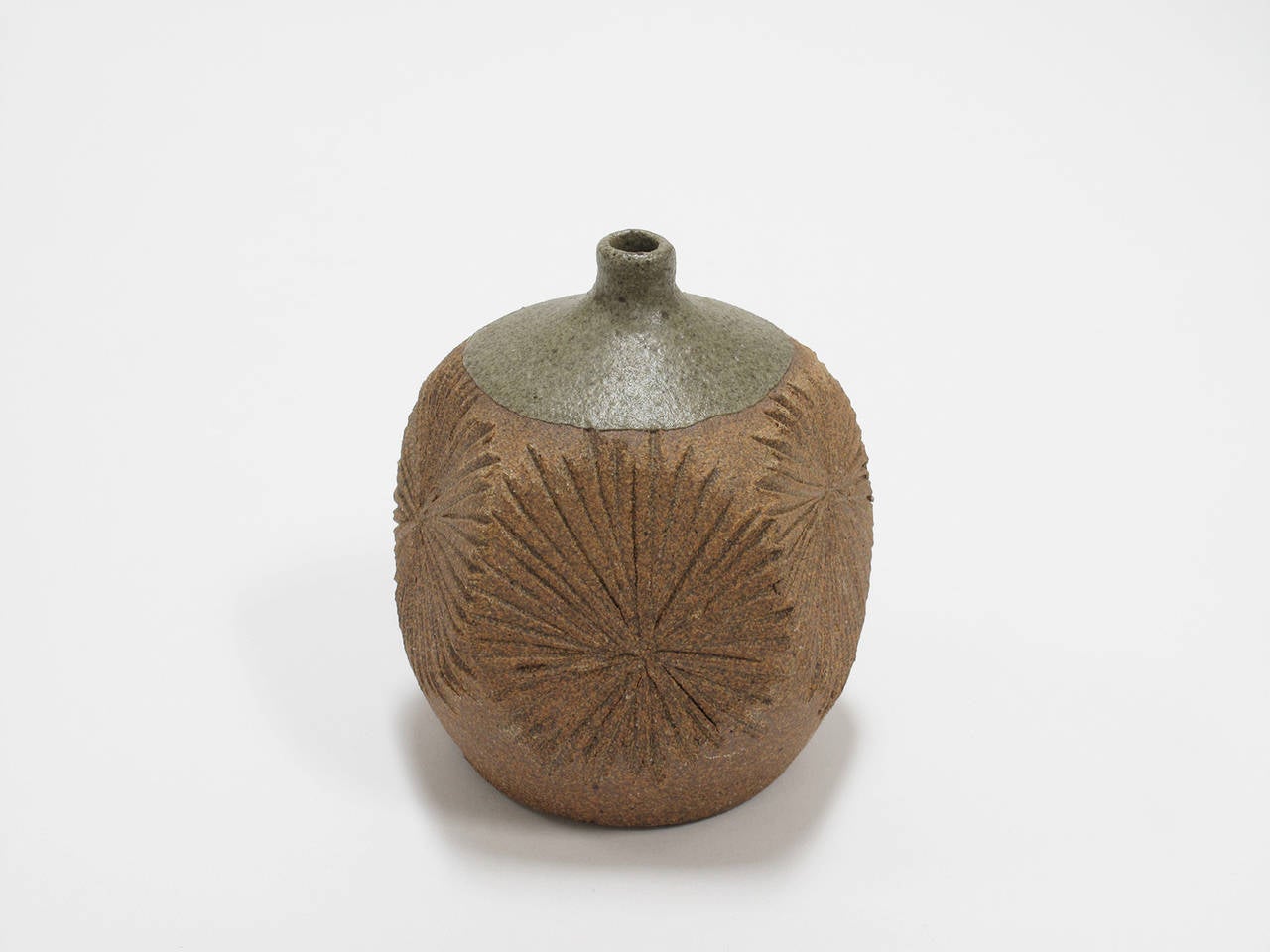 Mid-Century Modern Sunburst Bud Vase by Robert Maxwell