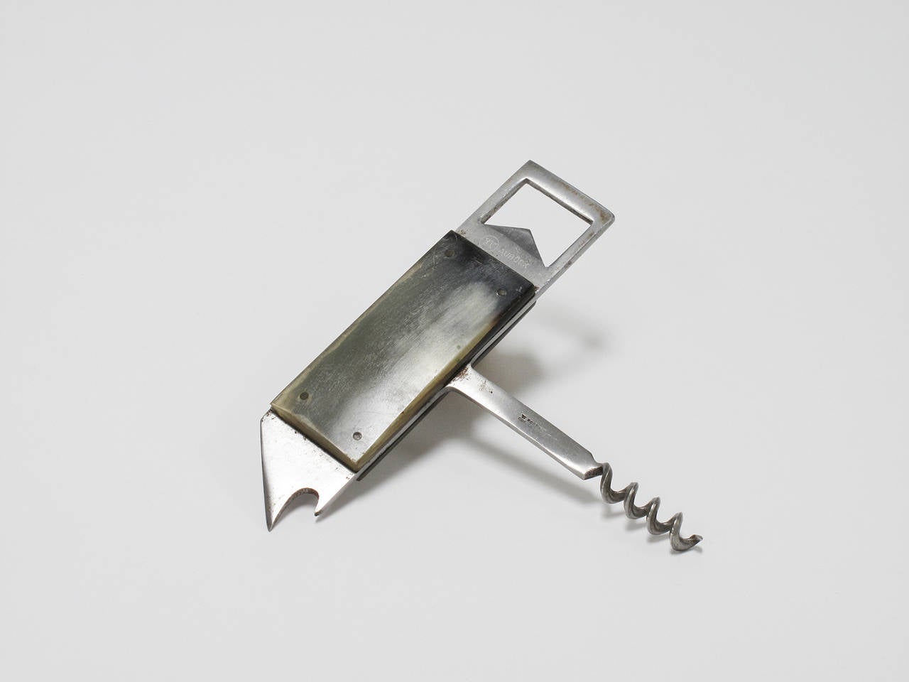 Austrian Carl Auböck Bottle Opener and Corkscrew For Sale