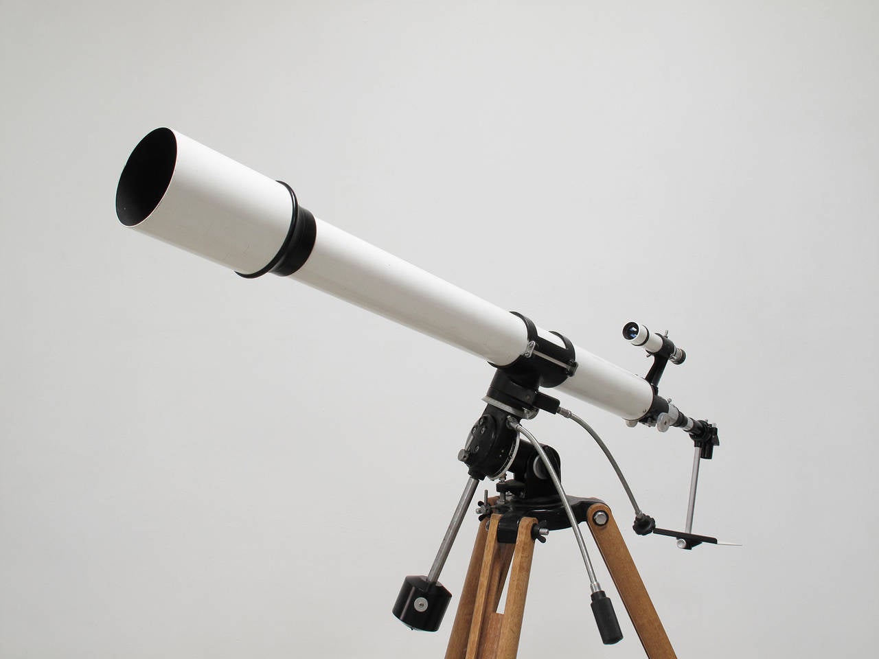 American Modernist Telescope on Wood Tripod