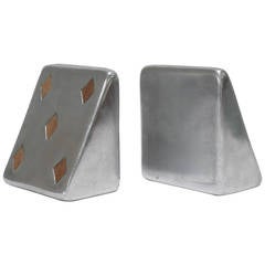 Silver Bookends by Ben Seibel