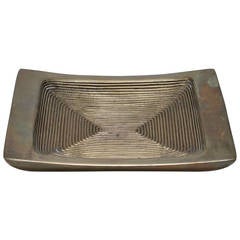 Modernist Brass Tray by Ben Seibel