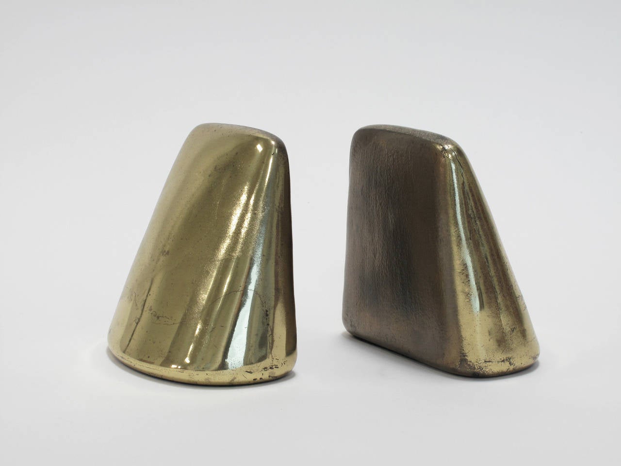 American Brass Bookends by Ben Seibel