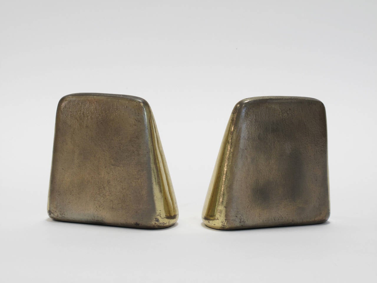 Mid-20th Century Brass Bookends by Ben Seibel