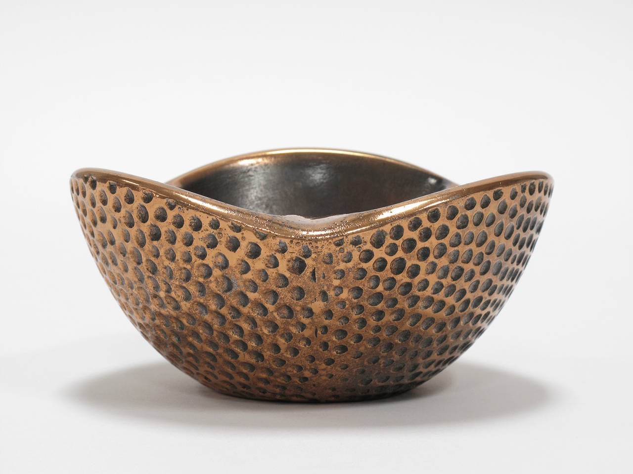 American Dimpled Copper Bowl by Ben Seibel