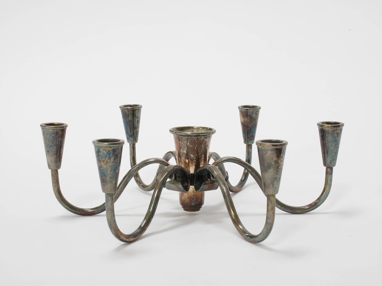 Sterling Silver Candleholder, Denmark