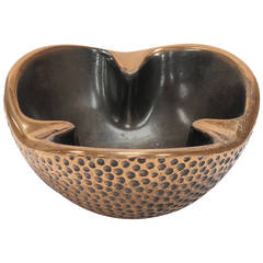 Dimpled Copper Bowl by Ben Seibel