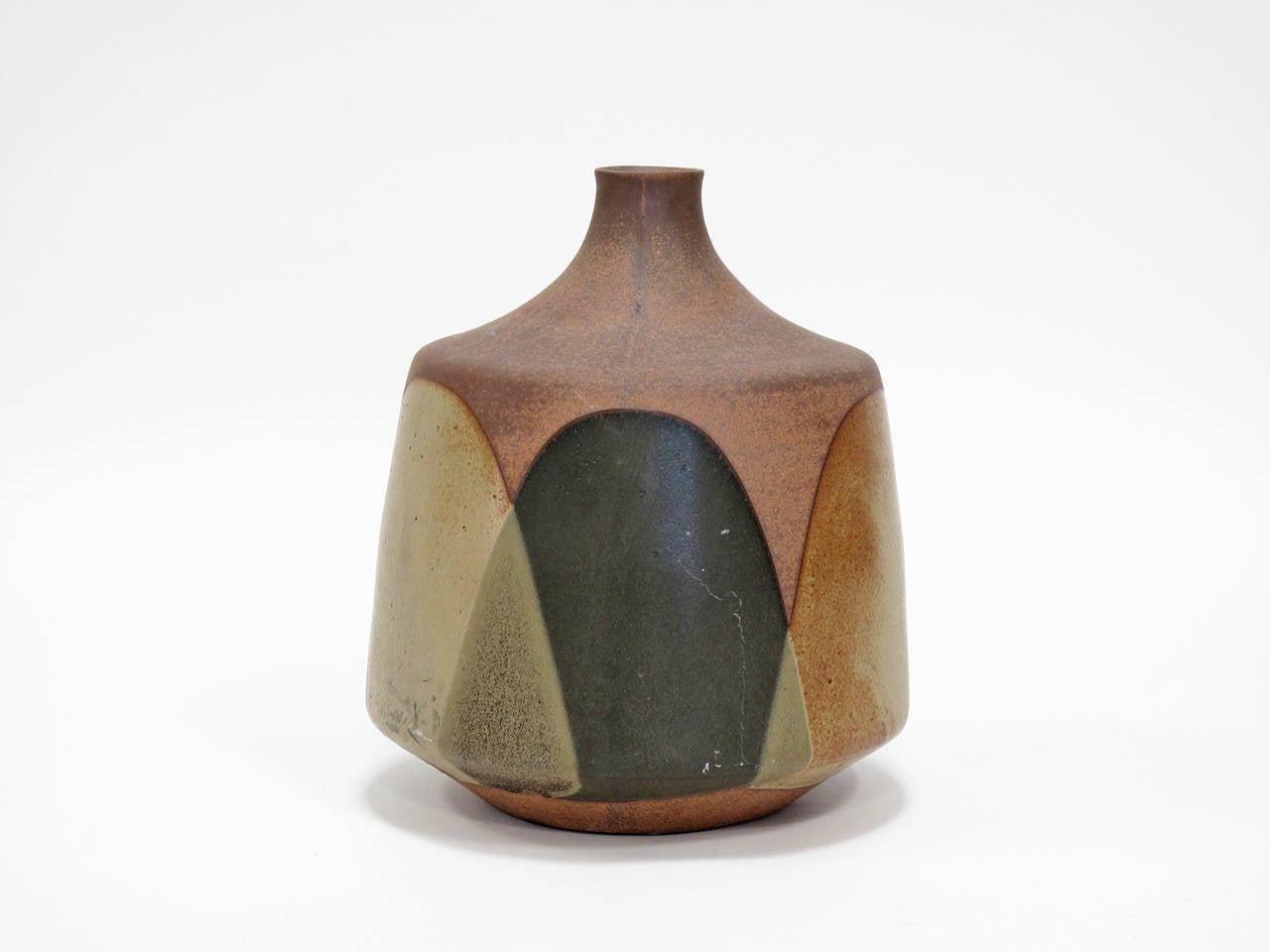David Cressey Pro Artisan 'Flame' Glaze Ceramic, 1960s In Excellent Condition In Los Angeles, CA