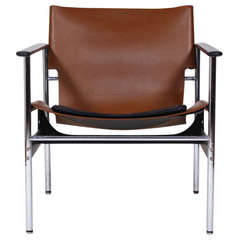 Knoll Model 657 Sling Chair Designed by Charles Pollock