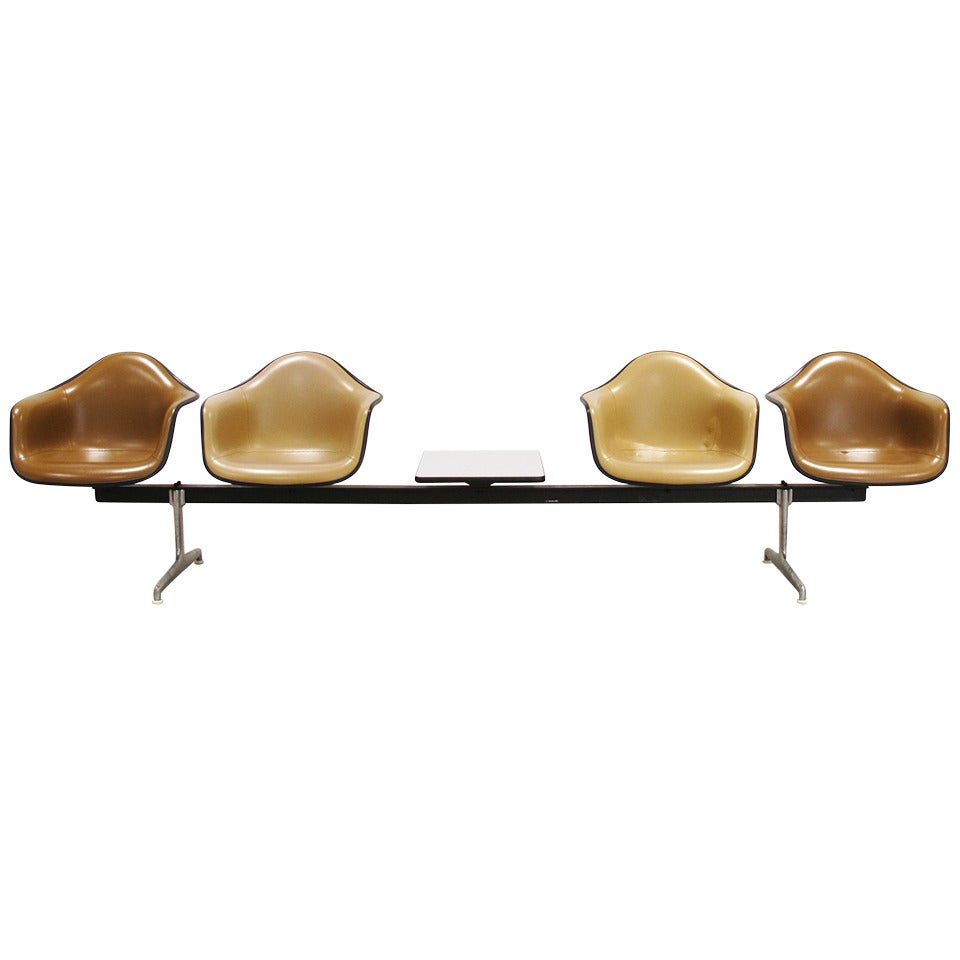 Herman Miller Tandem Seating Bench by Charles and Ray Eames
