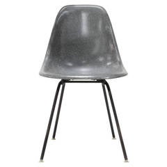 Gray Fiberglass Shell Chair by Charles and Ray Eames
