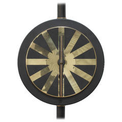 Vintage Modernist Wall Clock Made in Germany, 1957