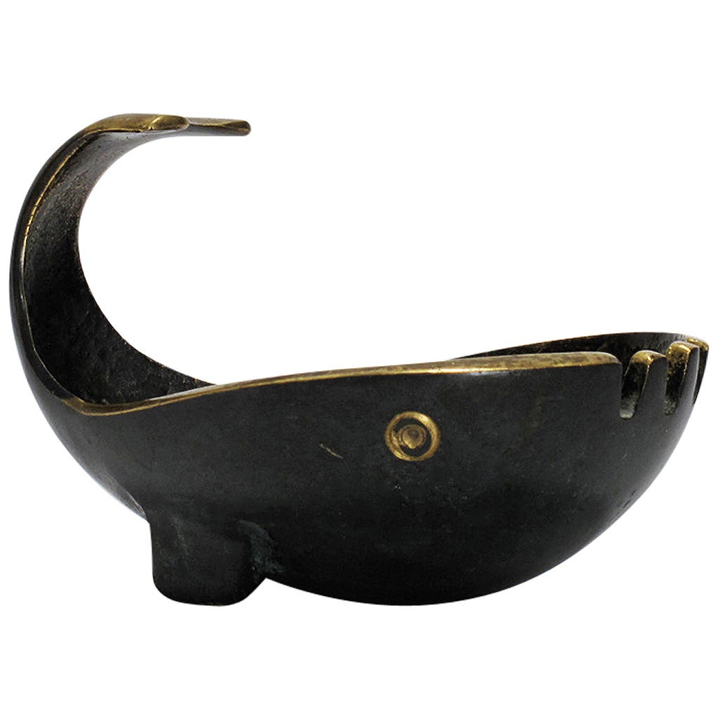 Solid Bronze Objet D'Art by Maurice Ascalon For Sale