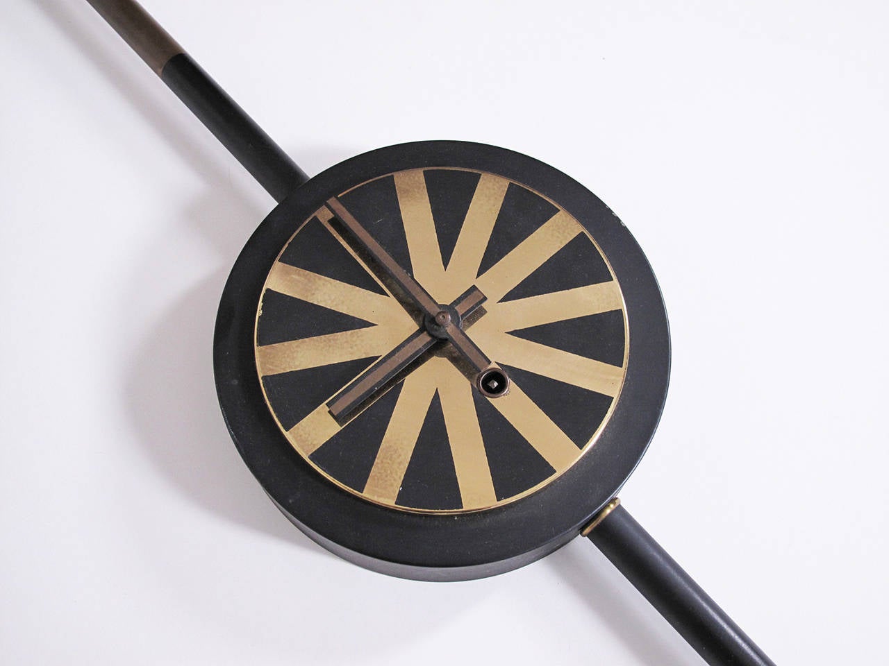 Modernist Wall Clock Made in Germany, 1957 For Sale 2