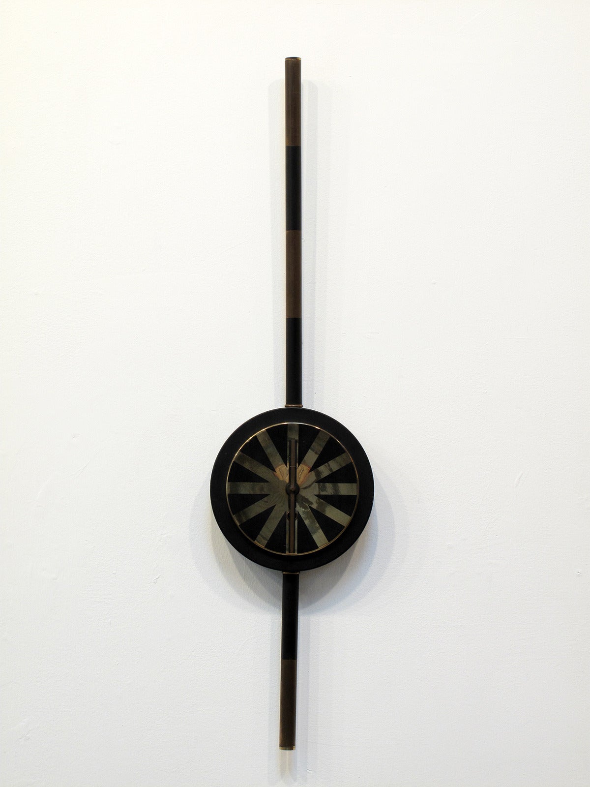 Modernist Wall Clock Made in Germany, 1957 For Sale 1