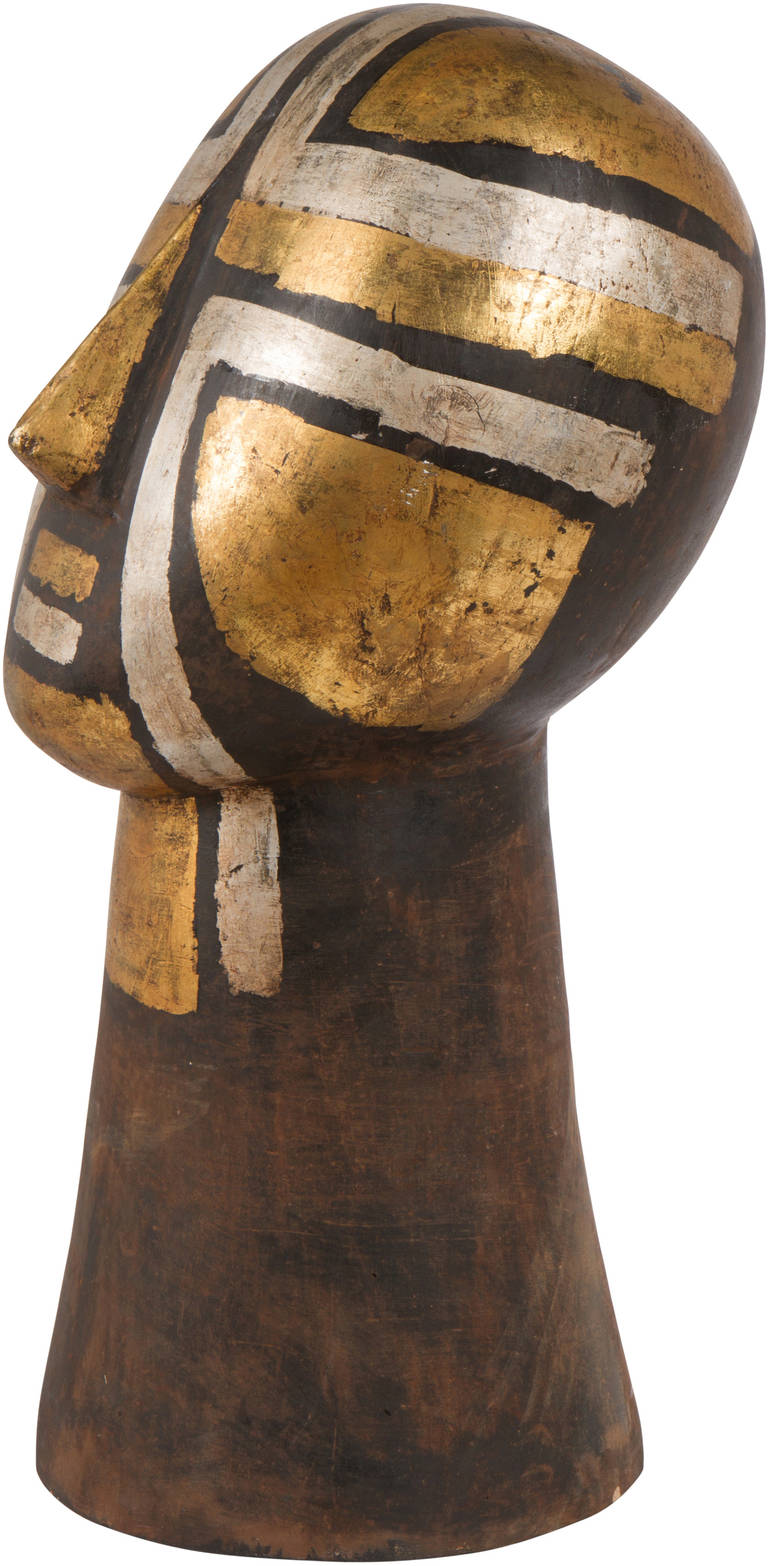 Vintage African Bronze Head