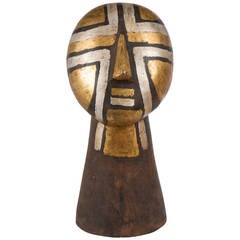 Vintage African Bronze Head