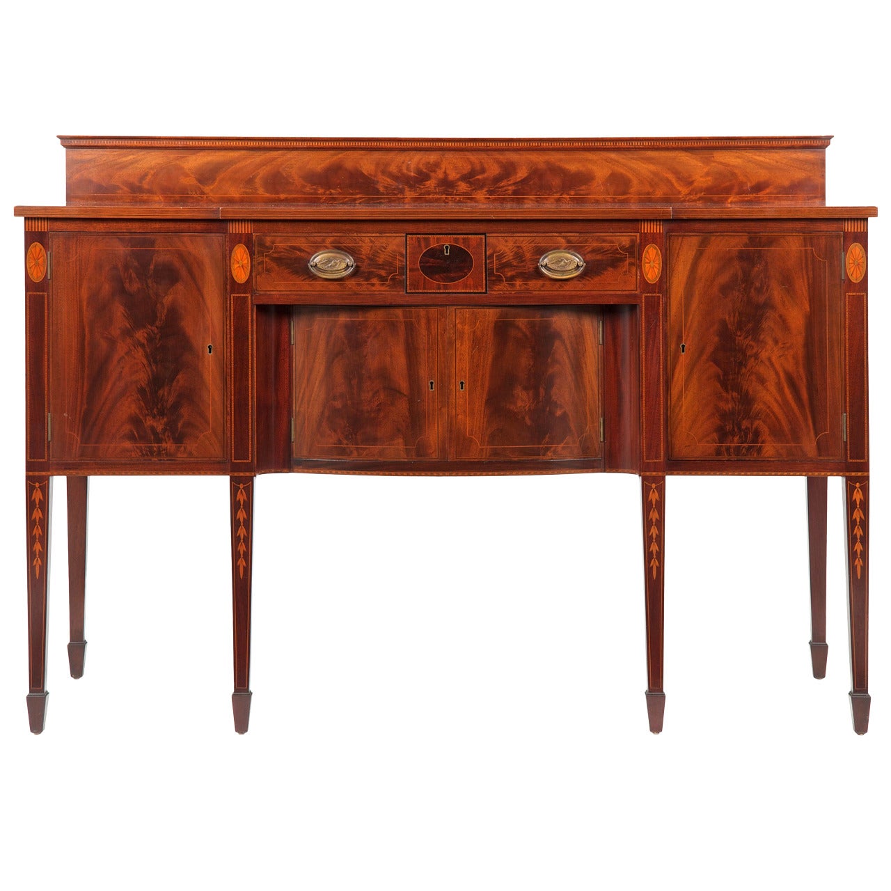 Potthast Brothers American Federal Style Mahogany Sideboard