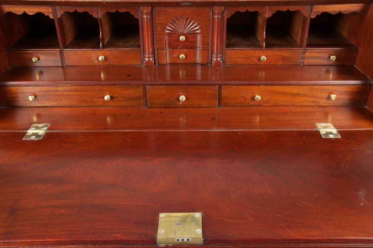 antique secretary desk with claw feet