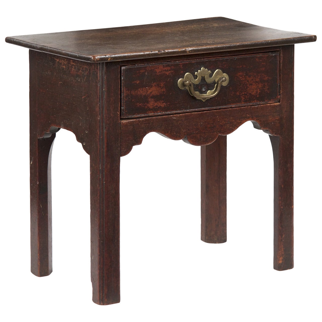 Rare English Miniature Antique Table, Salesman's Sample c