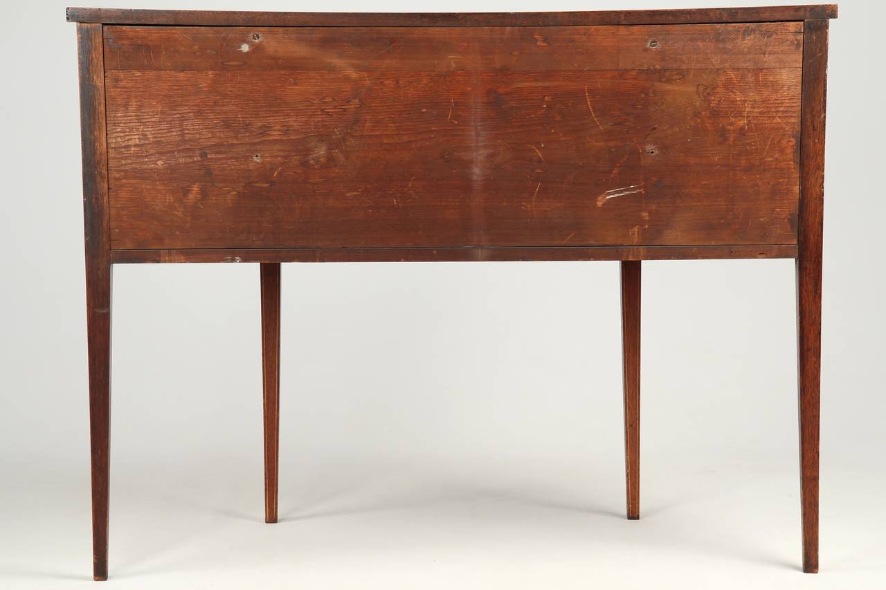 Small American Federal Style Inlaid Sideboard Console c. 1890-1910 1
